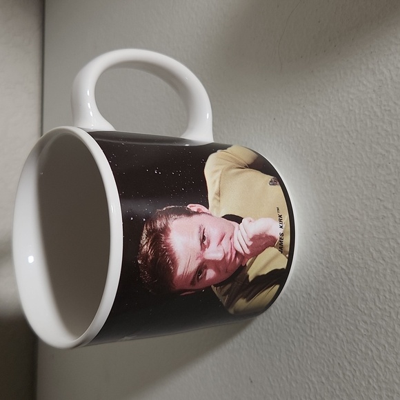 Star Trek Coffee cup Vintage Mug 1993 Kirk Spock MUG coffee cup - Picture 3 of 7
